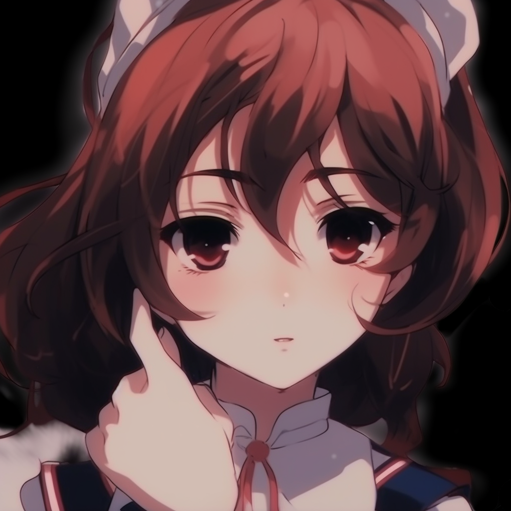 Sailor Mars in a Y2K-inspired look, bold lines and updated costume design. girl y2k anime pfp