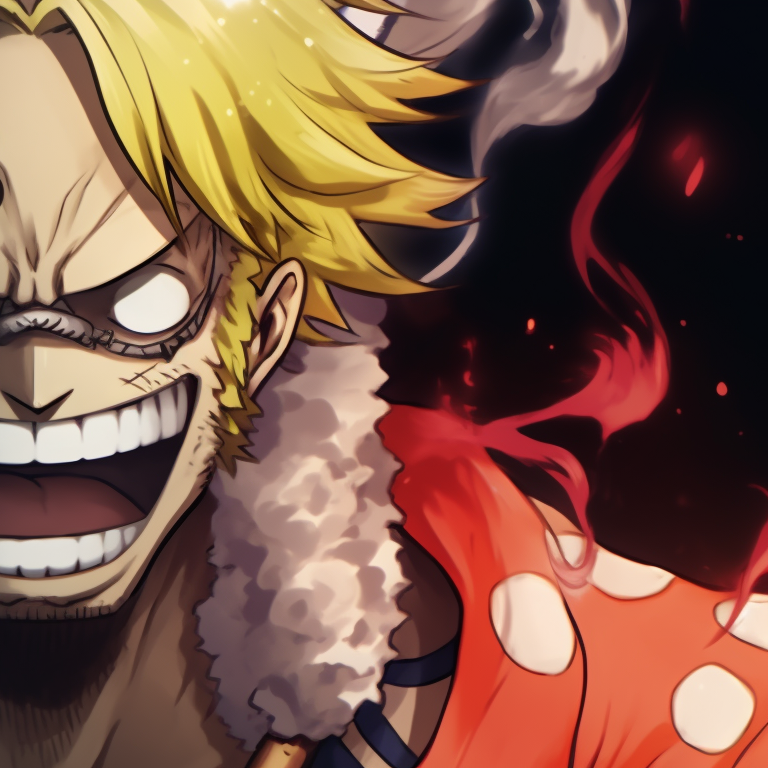 Two characters evolving from rivals to friends, contrasting auras and evolving styles. one piece matching pfp themes pfp for discord.