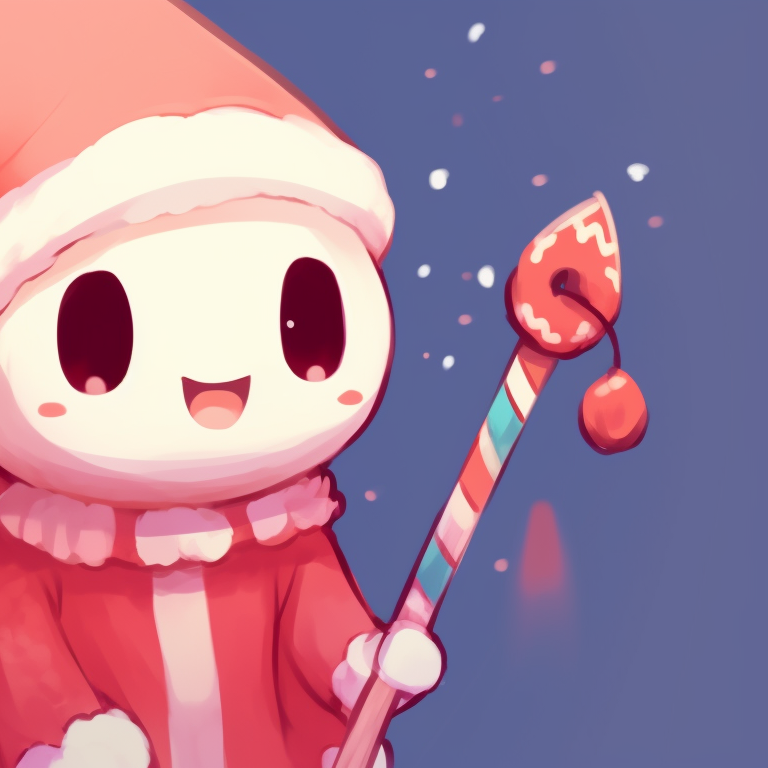 Two ghost characters, earthy tones and snowy background, singing Christmas carols with a music sheet unique matching cute ghost christmas pfp pfp for discord.