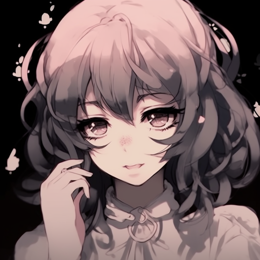 Anime profile focusing on a character with soft shading, subtle color transitions, and tranquil aura. collection of aesthetic anime pfp anime pfp