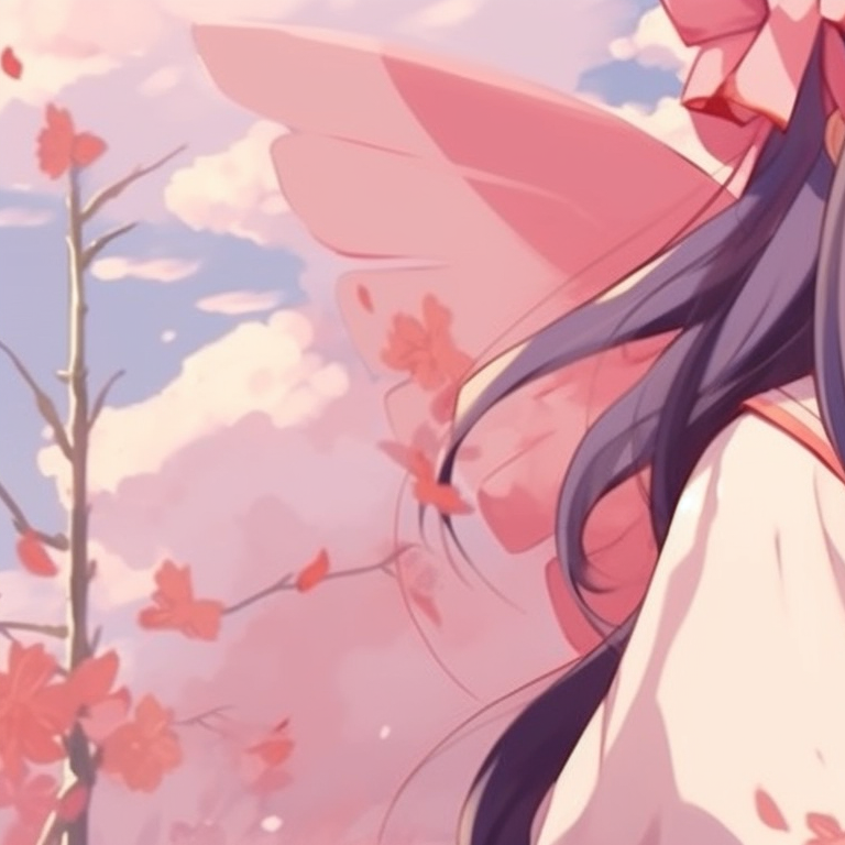 Two characters in school uniform, vibrant expressions and a lively school setting. latest trends in matching anime pfp for best friends pfp for discord.