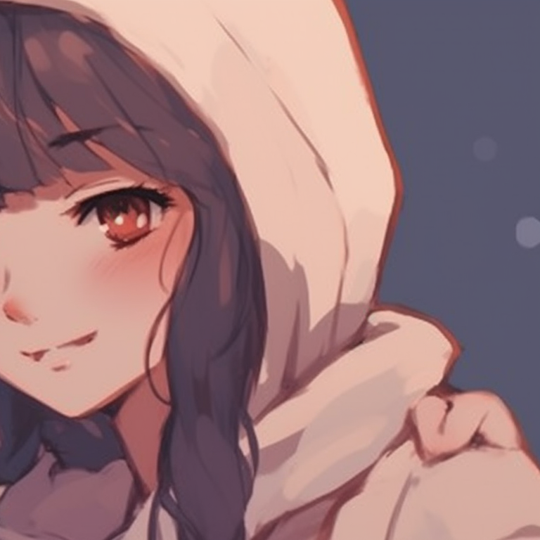 Two characters in matching maid outfits, pastel colors and fun poses. matching pfp ideas for best friends pfp for discord.