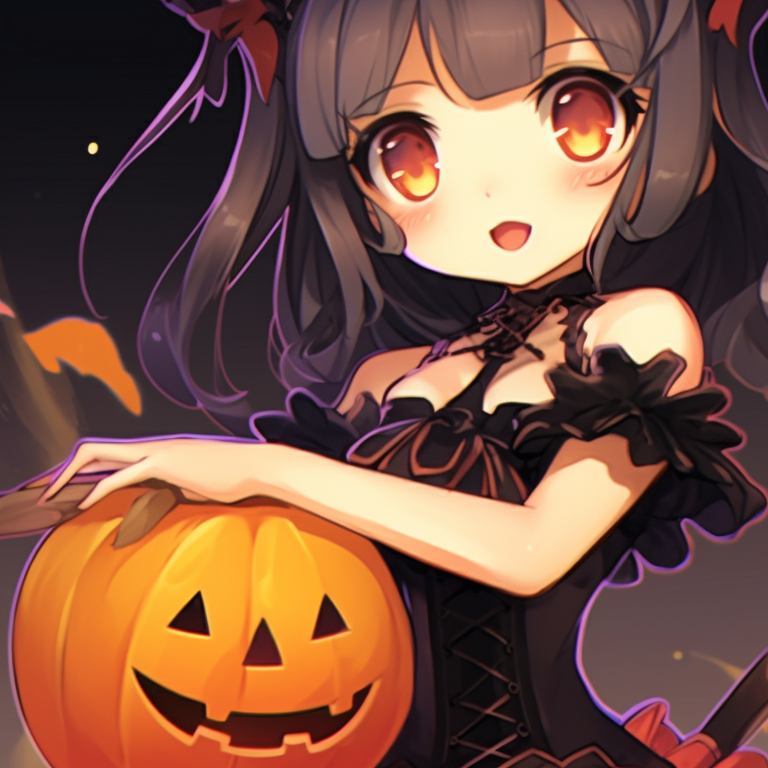 Two characters outdoors under a full moon, subtle and muted colors except for bright yellows of the moon. my dress up darling matching pfp halloween decorations pfp for discord.