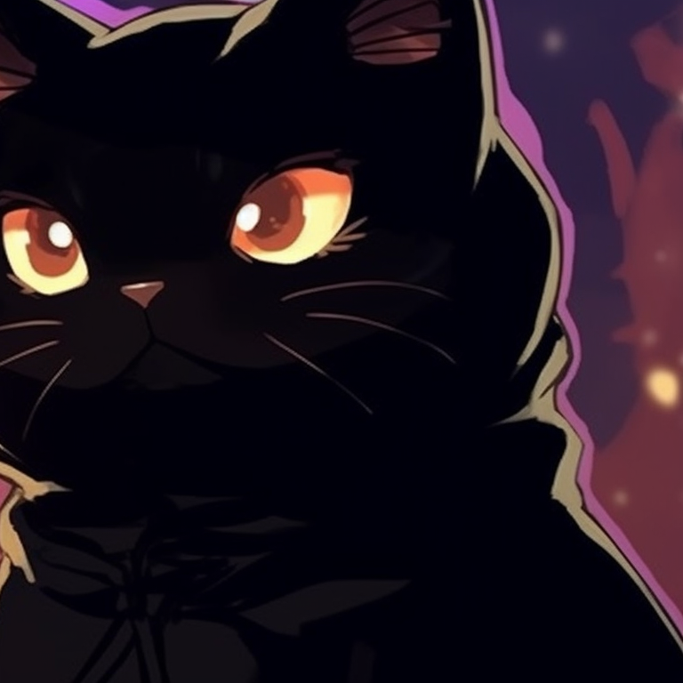 Two characters as mythical foxes, intricate designs and soft autumn colors, tails intertwined. pfp pair animal halloween theme pfp for discord.