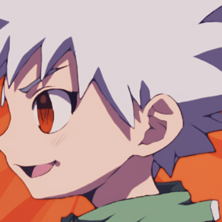 Gon and Killua in action poses, depicting dynamic movement and energy. gon and killua wallpaper matching pfp pfp for discord.