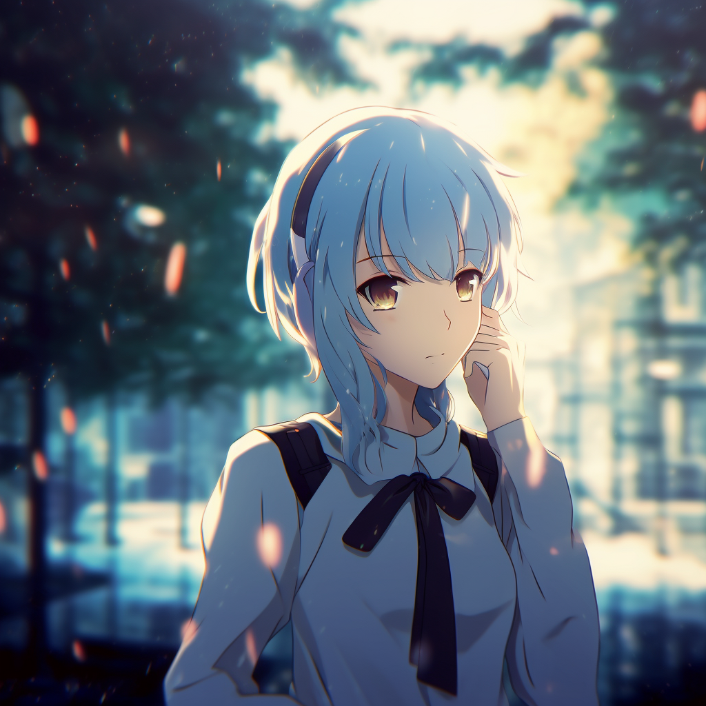 Profile picture of Rei Ayanami showcasing serene and calm aesthetic aesthetic 4k anime pfp