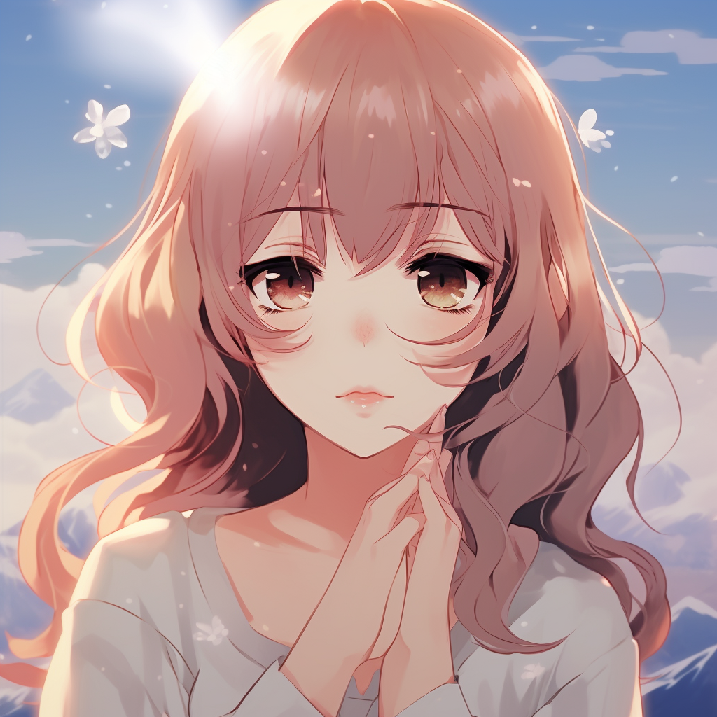 Anime profile picture of a magical girl, featuring iconic magic wand and sparkles, vibrant colors and dramatic poses. anime cute pfp from popular shows