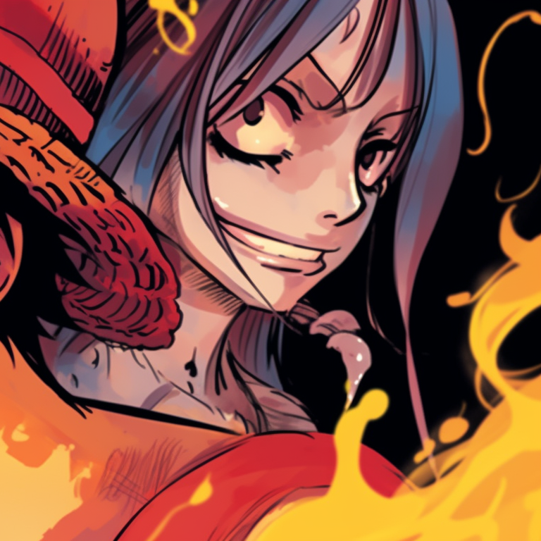 Two characters, Nami and Nico Robin, examining a treasure map, muted colors and intricate details on the parchment. one piece matching pfp design pfp for discord.