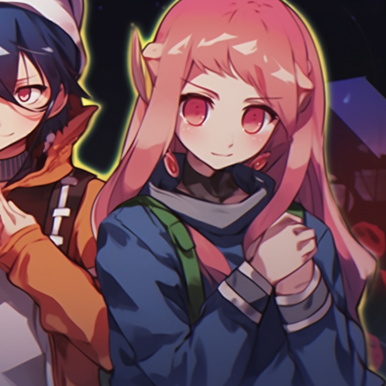 Four characters in sports attire, bold colors and dynamic poses. boyish matching pfp for 4 friends pfp for discord.