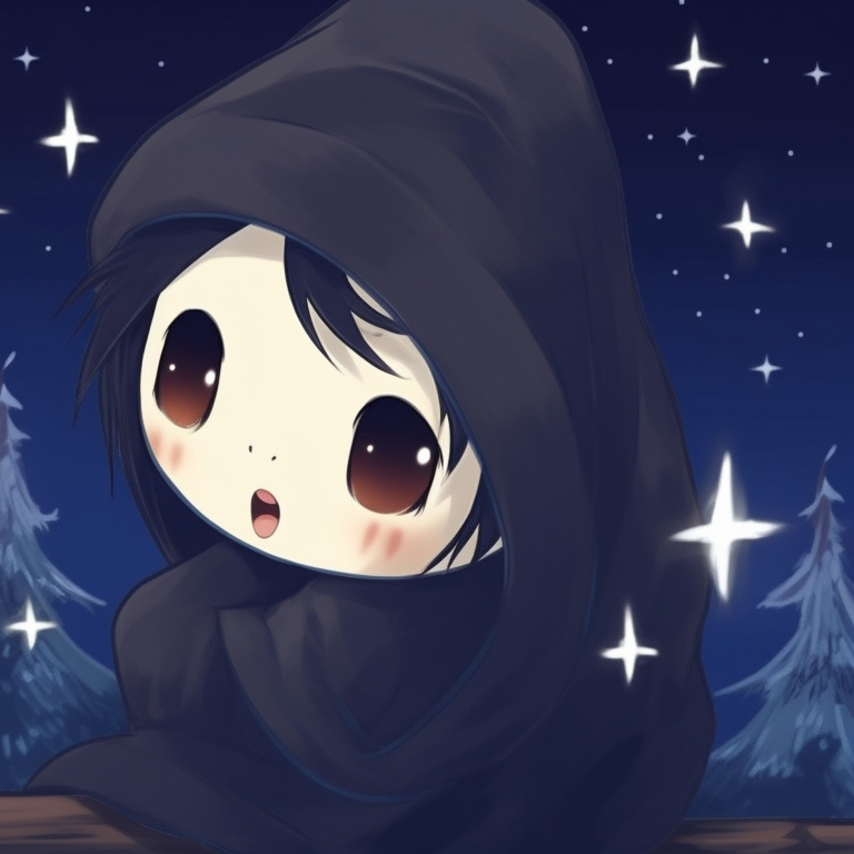 Ghost characters in a snowy setting, icy hues and fluffy texture details. matching christmas pfp ghost icons pfp for discord.