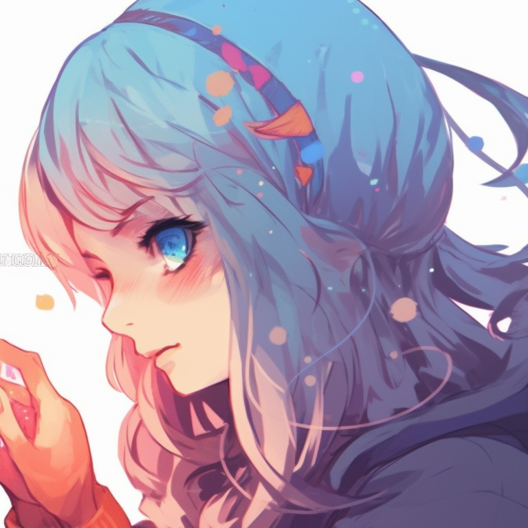 Two characters with ethereal glow, vivid colors and intricate details. iconic matching anime pfp for couples pfp for discord.