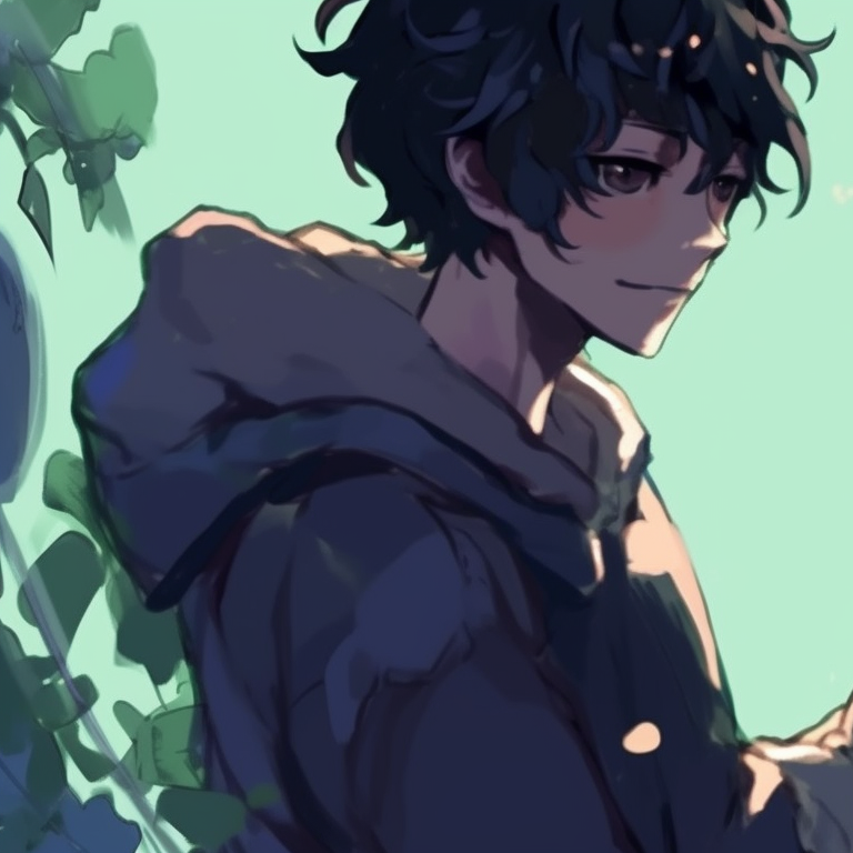 Two characters against a vast sandy landscape, hinting at subtle interactions. diverse nature pfp discord collection pfp for discord.