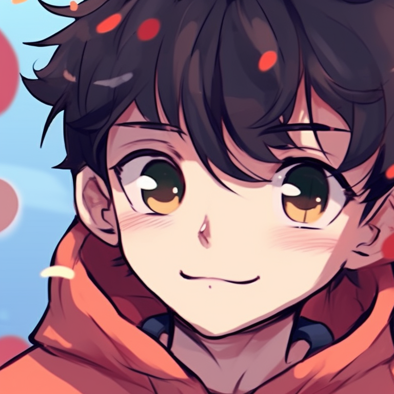 Two characters playfully without confrontation, vibrant colors and casual clothing. character based matching pfp pfp for discord.