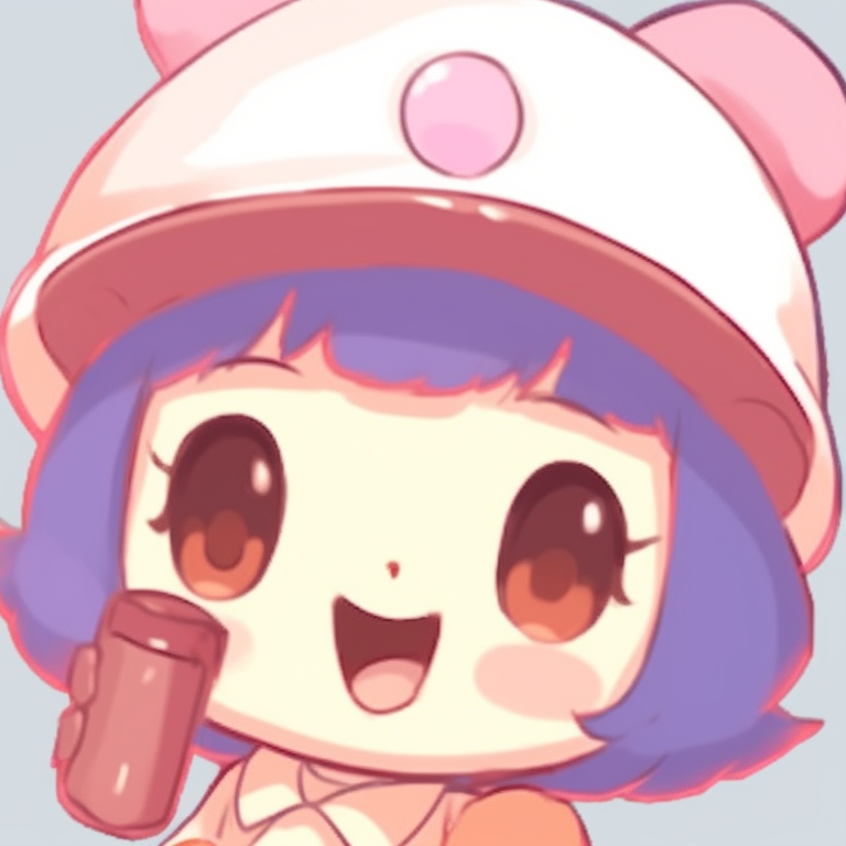 Two characters in playful interaction, cartoonistic lines and vibrant colors. classic matching sanrio pfp pfp for discord.