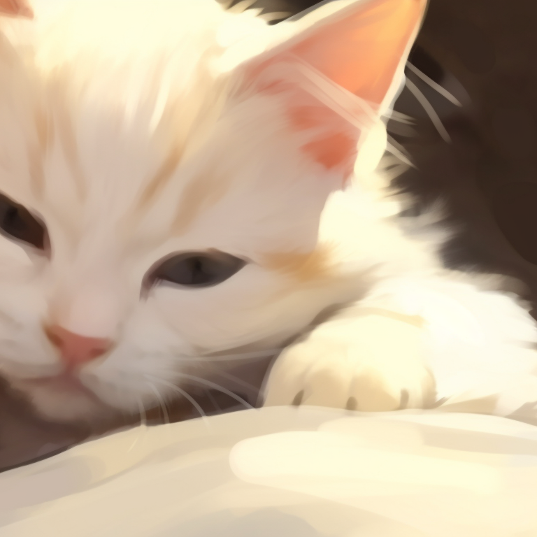 Two feline characters, sakura blossoms in the background, soft pink ambiance. cute cat matching pfp trends pfp for discord.