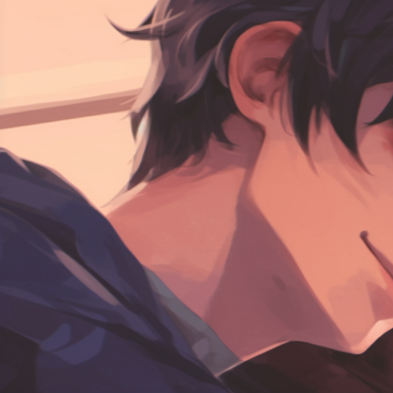 Two characters in a battle-ready pose, the art style featuring vigorous, dynamic lines and strikingly vibrant colors. couple match pfp in art style pfp for discord.