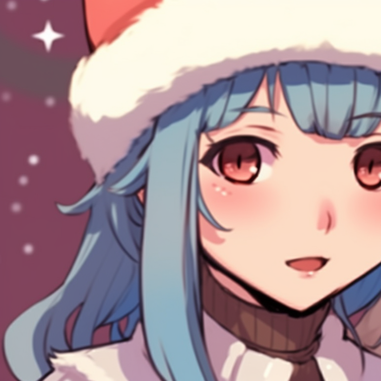 Walking characters wrapped in warm attire, minimalistic lines and muted winter colors. minimalistic matching christmas pfp 2021 pfp for discord.