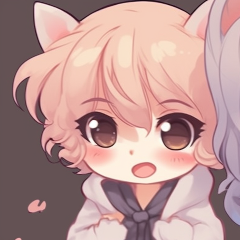 Characters in matching constellation-themed outfits, starlight visible in their eyes, deep space themed background. adorable and lovely matching pfp pfp for discord.