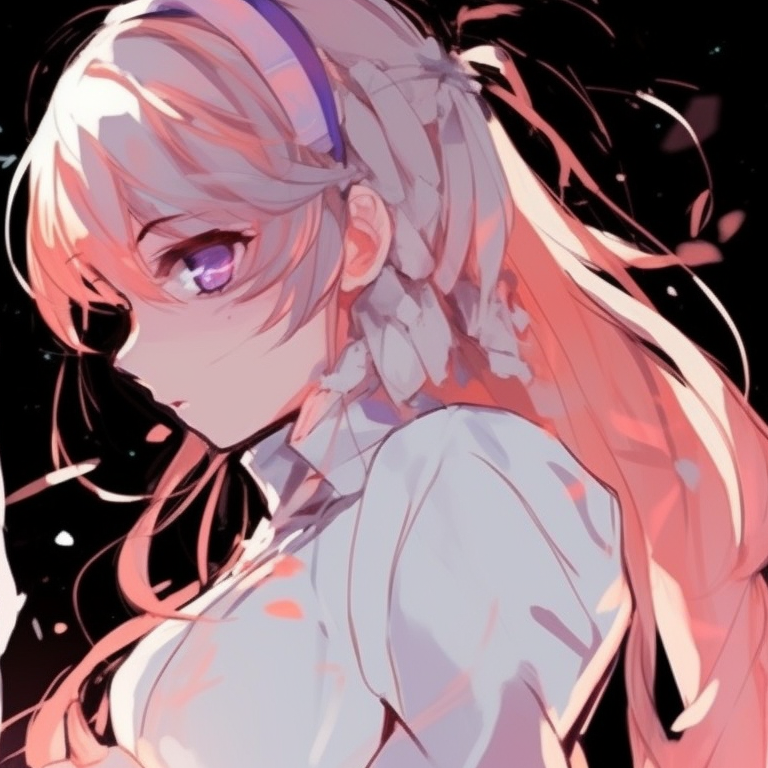 Two characters in casual clothes, muted color palette, standing side-by-side. awesome anime matching pfp ideas for friends pfp for discord.