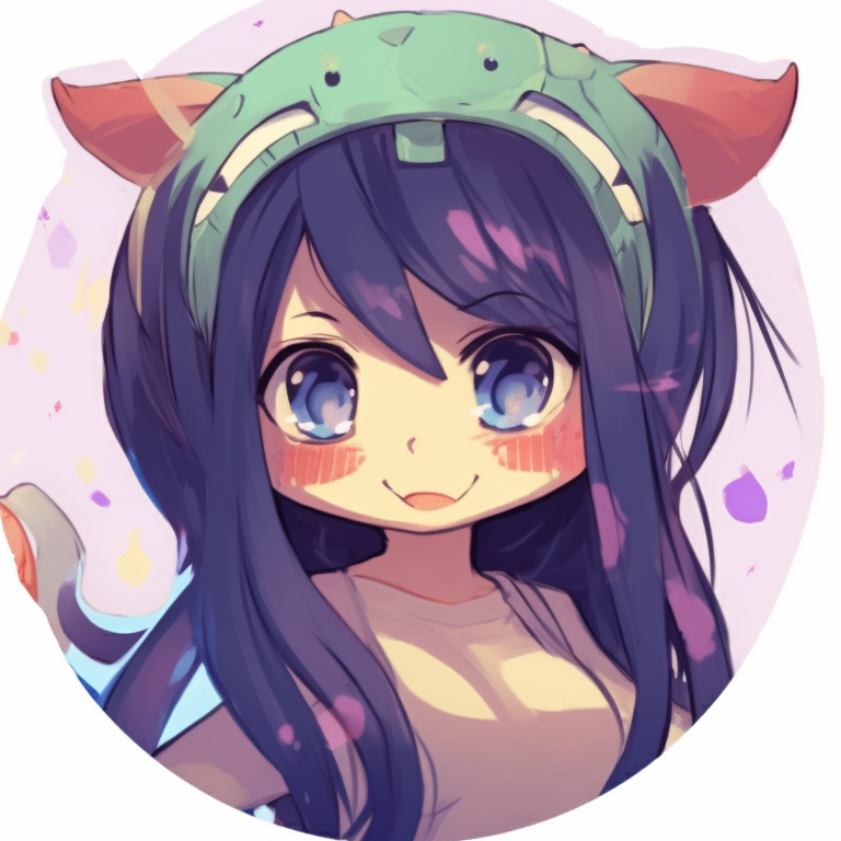 Two chibi styled characters, bright hues and emphasized big eyes. creating cute pfp match pfp for discord.