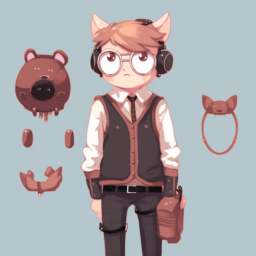 Dynamic pose of a trendy boy, soft color palette and expressive look. stylish pfp for school boys pfp for discord.