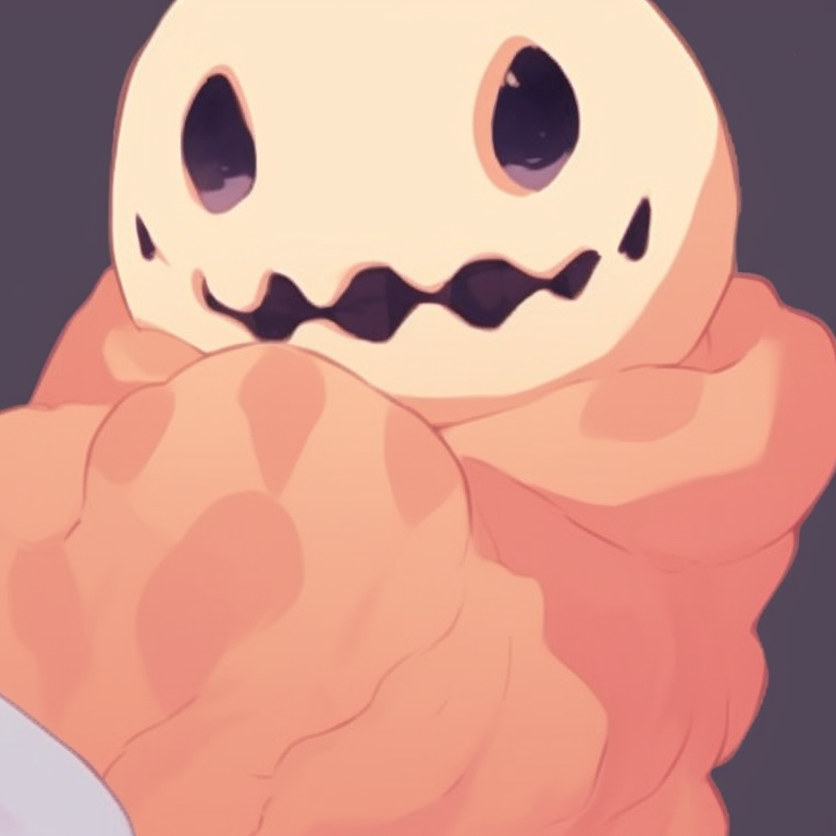 Two characters as adorable ghosts, pastel colors and minimalist style, floating side by side. halloween anime matching pfp pfp for discord.
