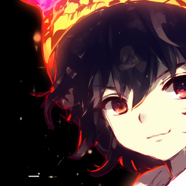 Two characters in fantasy attire, vivid colors with magical effects circling them. instagram cute matching pfp for anime lovers pfp for discord.