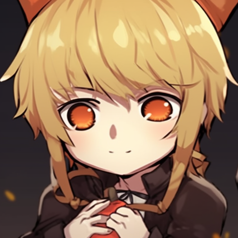 Denji and Power, contrasting Halloween auras, bold lines and intense expressions. denji and power halloween pfp ideas pfp for discord.