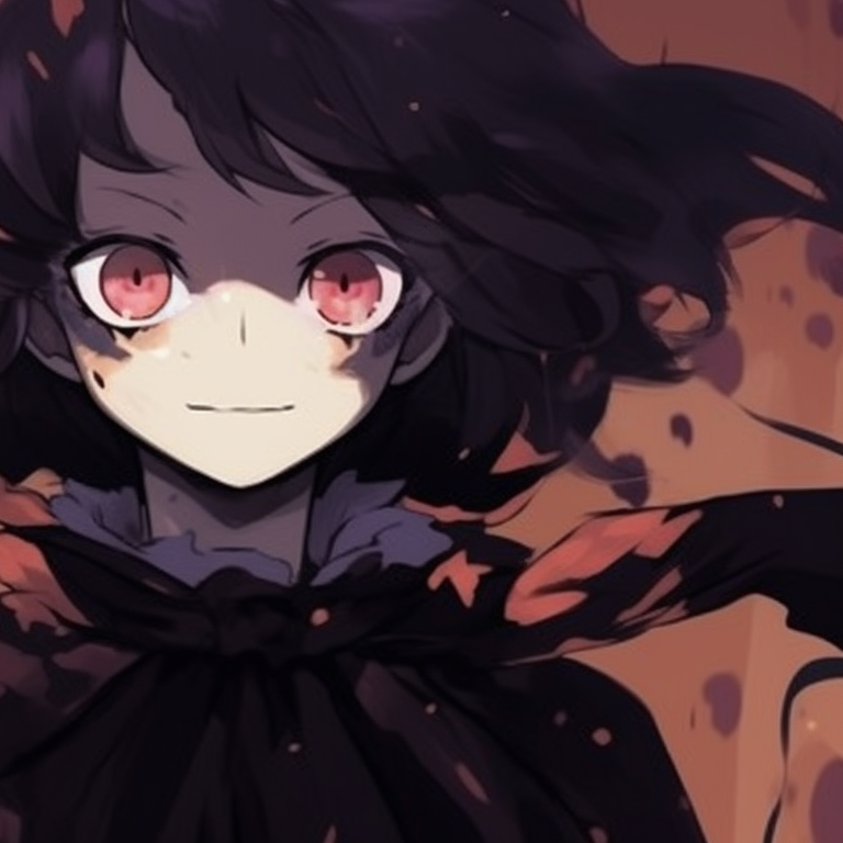 Characters under a haunting full moon, decorated with celestial tattoos, immersed in a milieu of terror. perfect matching aesthetic halloween pfp pfp for discord.