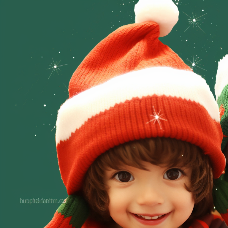 Two characters under a Christmas tree, vibrant decorations and joyous atmosphere. boy matching hat kid christmas pfp pfp for discord.