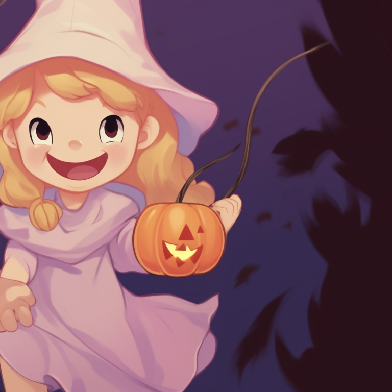 Two characters dressed as magical mice, warm colors and playful expressions. cute disney halloween matching pfps pfp for discord.