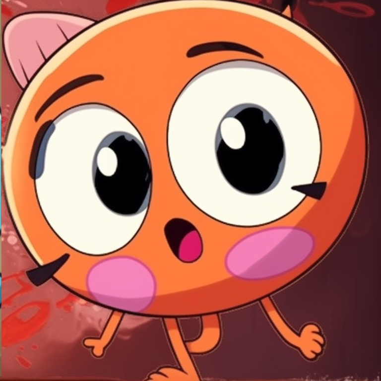 Gumball and Darwin in matching outfits, sharing a knowing glance, portrayed in watercolor aesthetics. amazing world of gumball and darwin pfp pfp for discord.