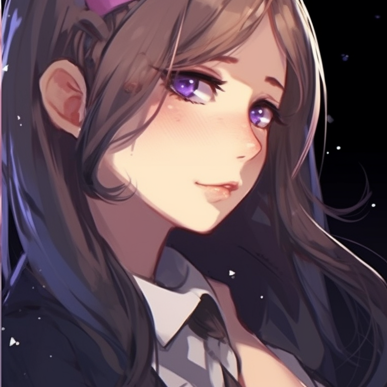 Two characters dressed in matching outfits, earthy colors with floral accents and gold tones. matching pfp for besties aesthetic pfp for discord.