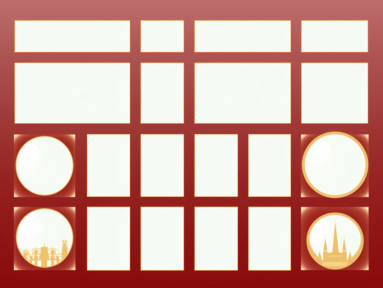 Geography & Cultural Studies, Globes, Maps, Cultural Symbols Infographic, with colors \#f7f6e7, \#963434, \#efbe64, \#ba747c, \#9c7d7c 