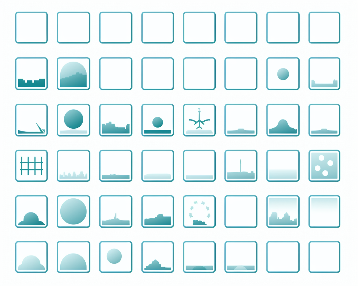 Geography & Cultural Studies, Globes, Maps, Cultural Symbols Infographic, with colors \#e9f5f3, \#53a09c, \#0a2b20, \#7c7c7c, \#80907c 