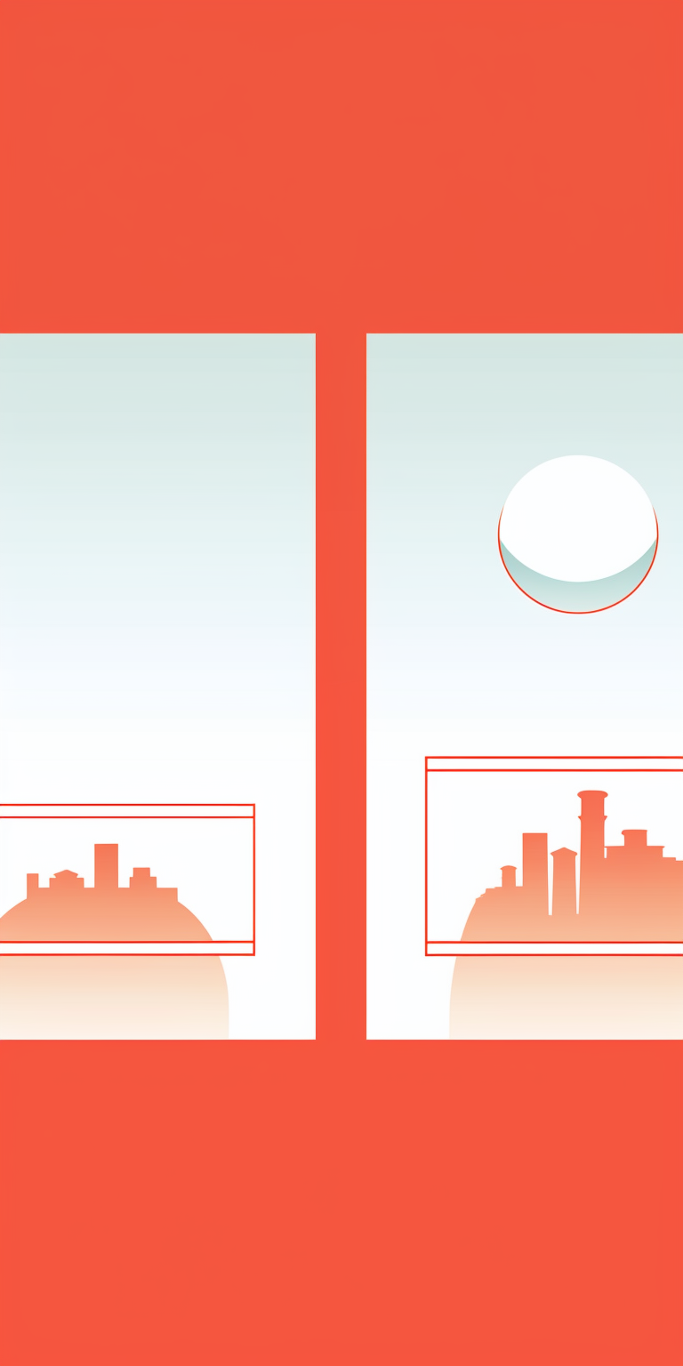 Geography & Cultural Studies, Globes, Maps, Cultural Symbols Infographic, with colors \#ebede7, \#df3e29, \#ec806b, \#9bc4c0, \#e4646c 