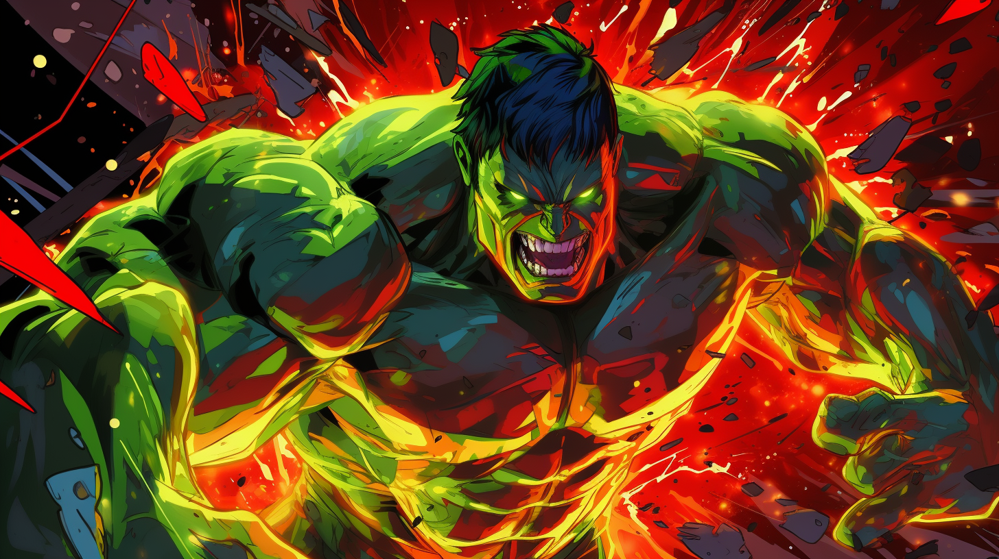 Hulk in his popular battle stance; intricate body detailing.desktop, phone, HD & HQ free wallpaper, free to download