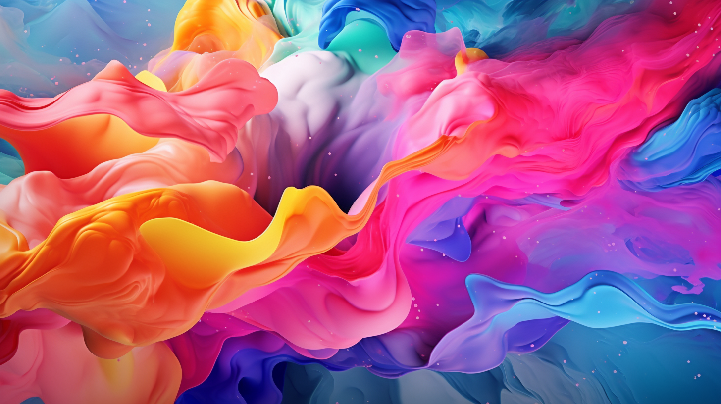Liquid abstract art in 4K; a fluid play of colors and transitions in the design. phone art wallpaper