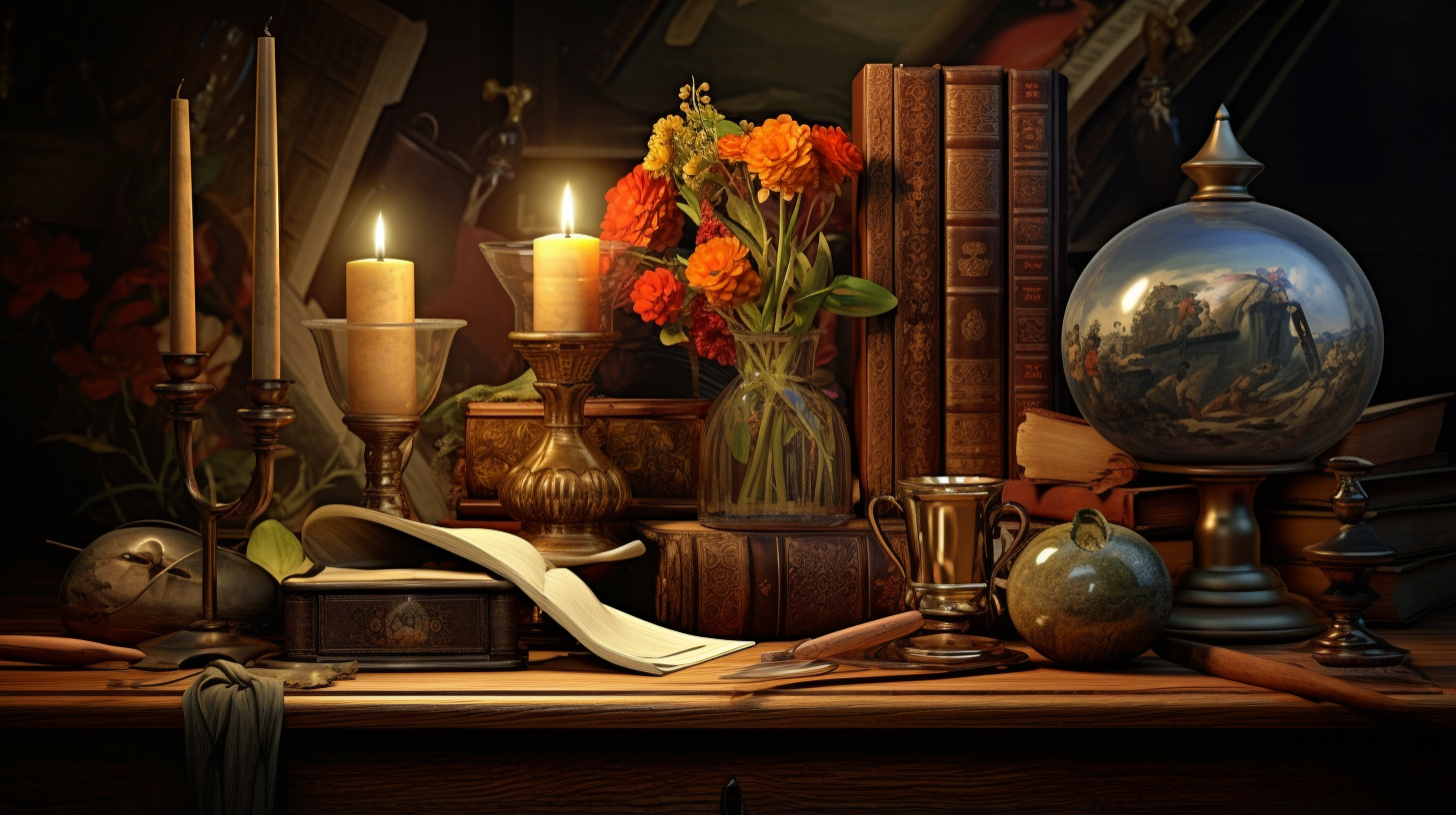 Classic art style still life; focus on realistic rendering of light and shadows. desktop, phone, HD & HQ free wallpaper, free to download