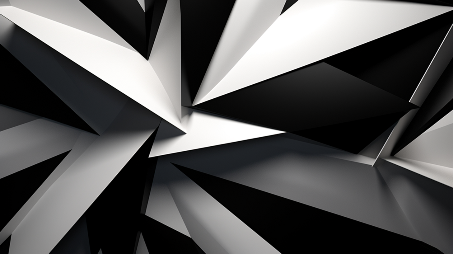Image depicts abstract geometric shapes in black and white; high contrast. desktop, phone, HD & HQ free wallpaper, free to download