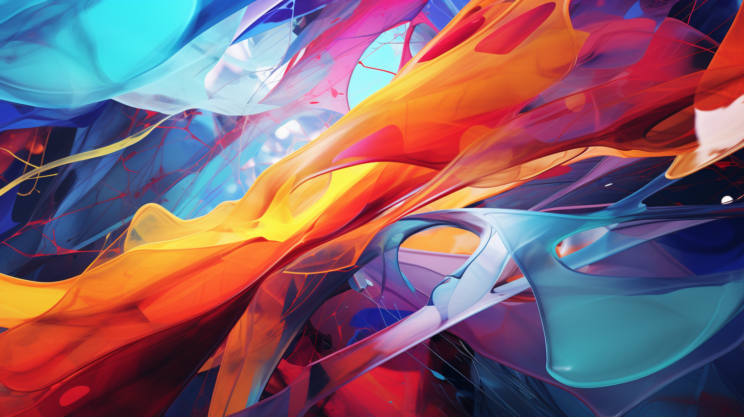 Retro wave inspired elements; bold geometric shapes and striking color gradients desktop, phone, HD & HQ free wallpaper, free to download