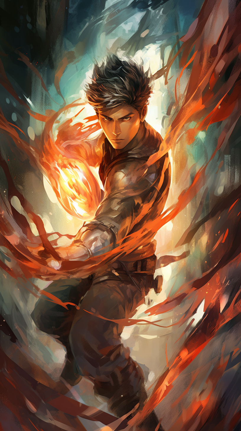 A manga character doing a powerful punch; intricate detailing with distinct speed lines. phone art wallpaper