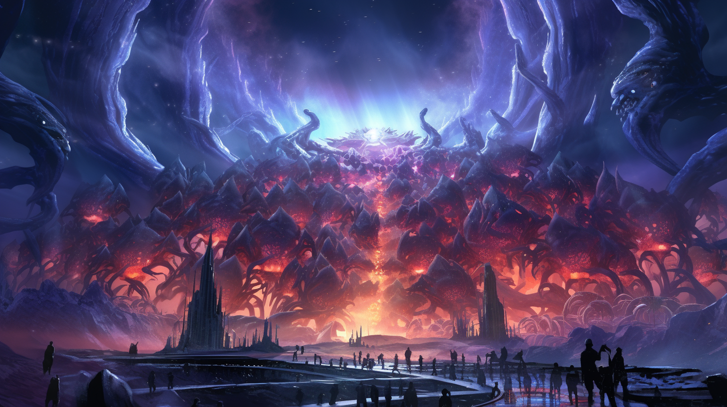 Interstellar battle scene in comic art; combination of detailed characters, ships, and cosmic backdrop.desktop, phone, HD & HQ free wallpaper, free to download