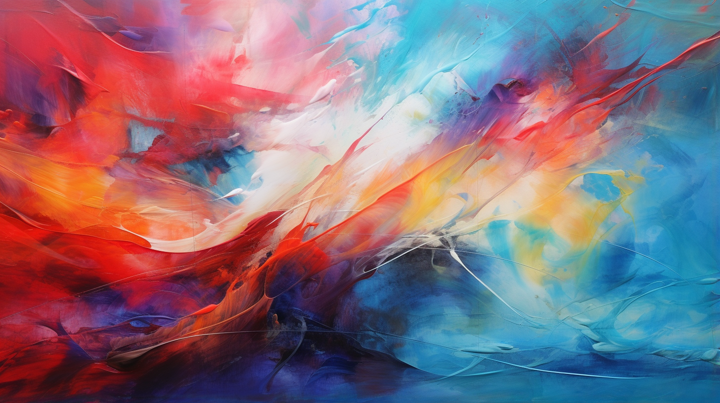 Abstract oil painting with a touch of mysticism; Characterized by complex forms and deep color tones. desktop, phone, HD & HQ free wallpaper, free to download