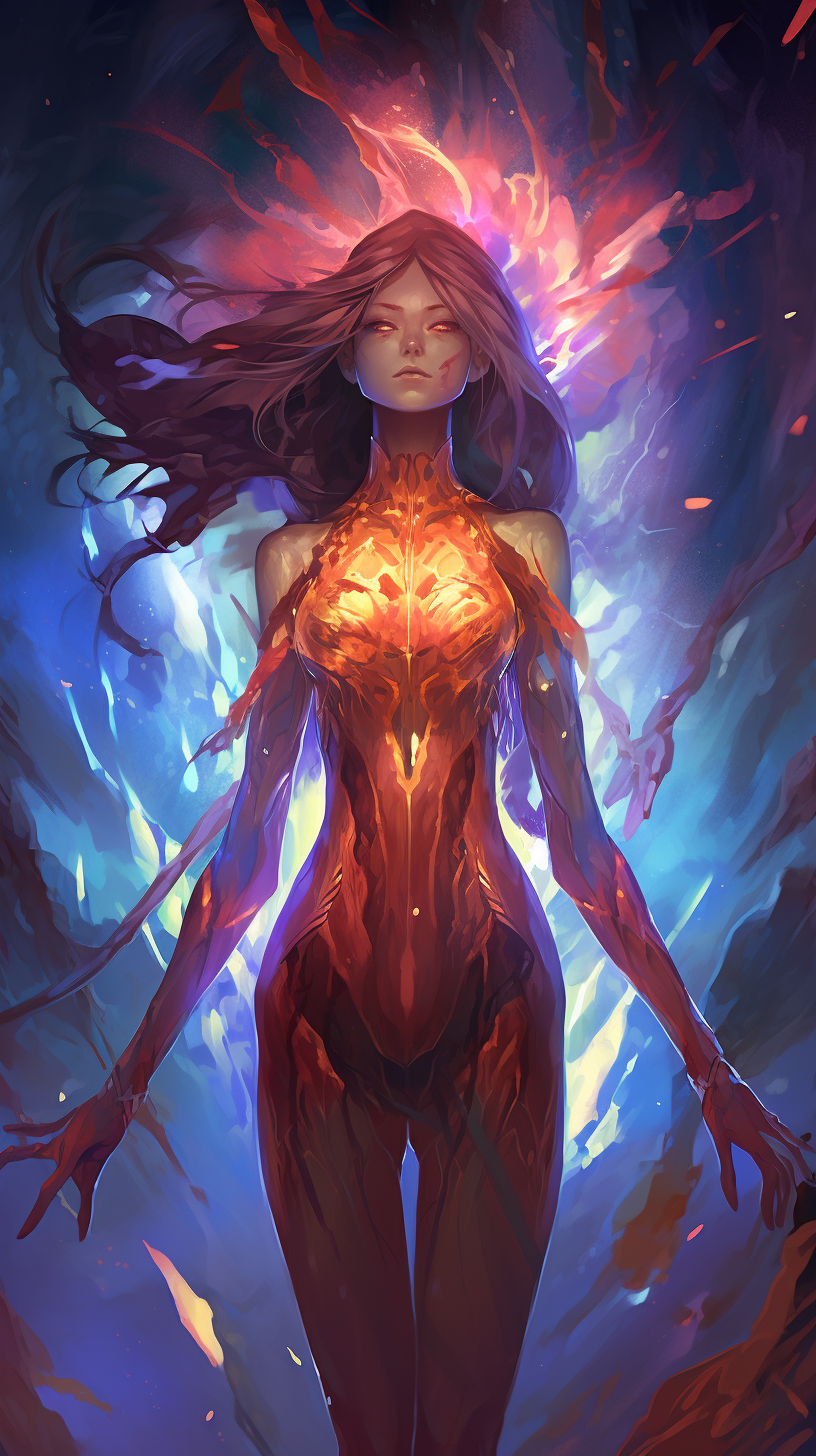 Illustrates a forceful energy burst from a manga-esque figure; detailed shading and bold lines. phone art wallpaper