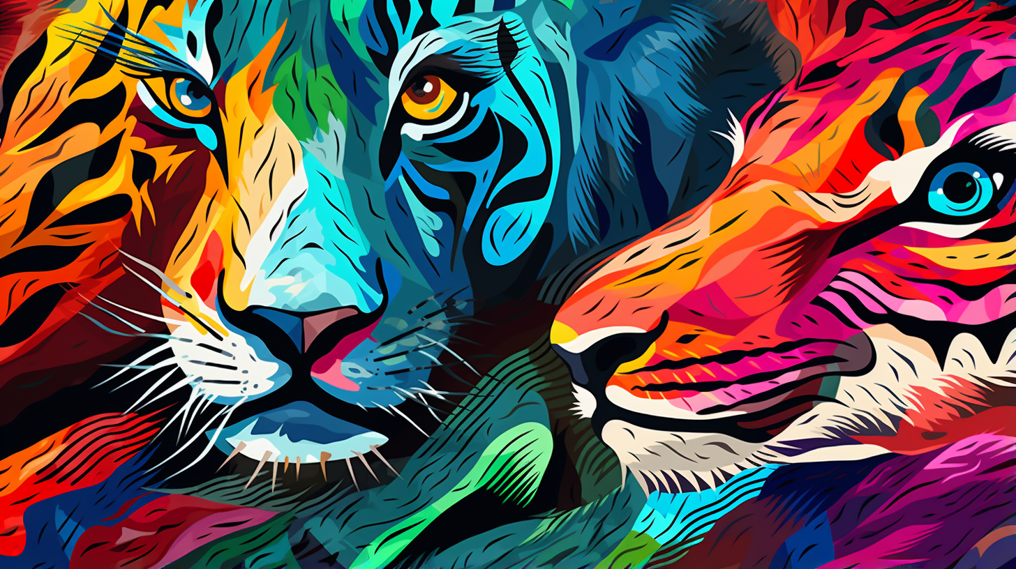 Abstract animal patterns; vibrant, contrasting colors. desktop, phone, HD & HQ free wallpaper, free to download