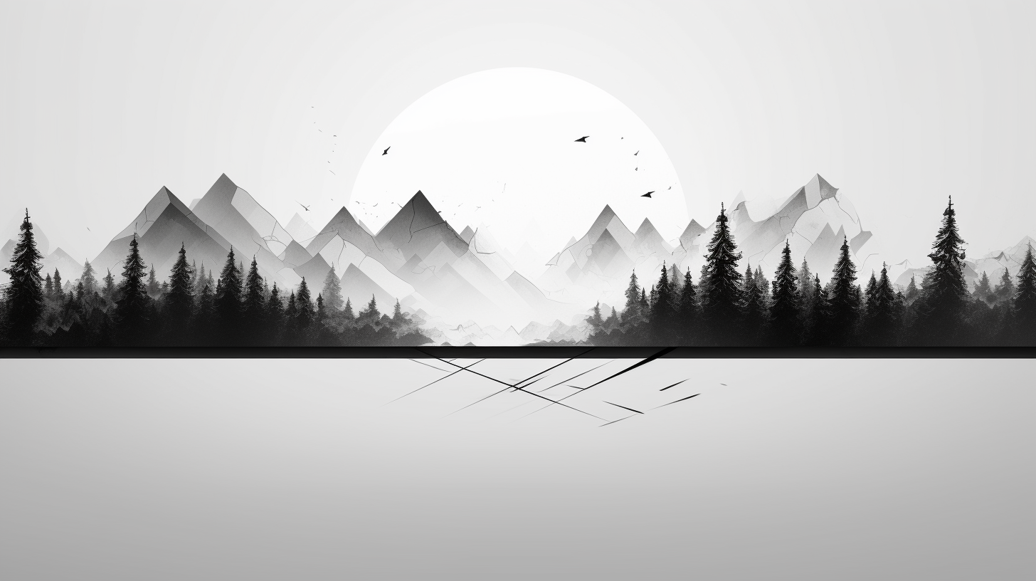 Black and white minimalist wallpaper, exploring the contrast of light and dark.desktop, phone, HD & HQ free wallpaper, free to download