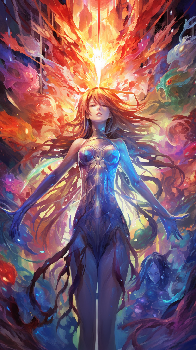 Abstract Energy Anime Art Wallpapers - Best Manga Art on Hero: Abstract Energy Anime Art Wallpapers - Best Manga Art