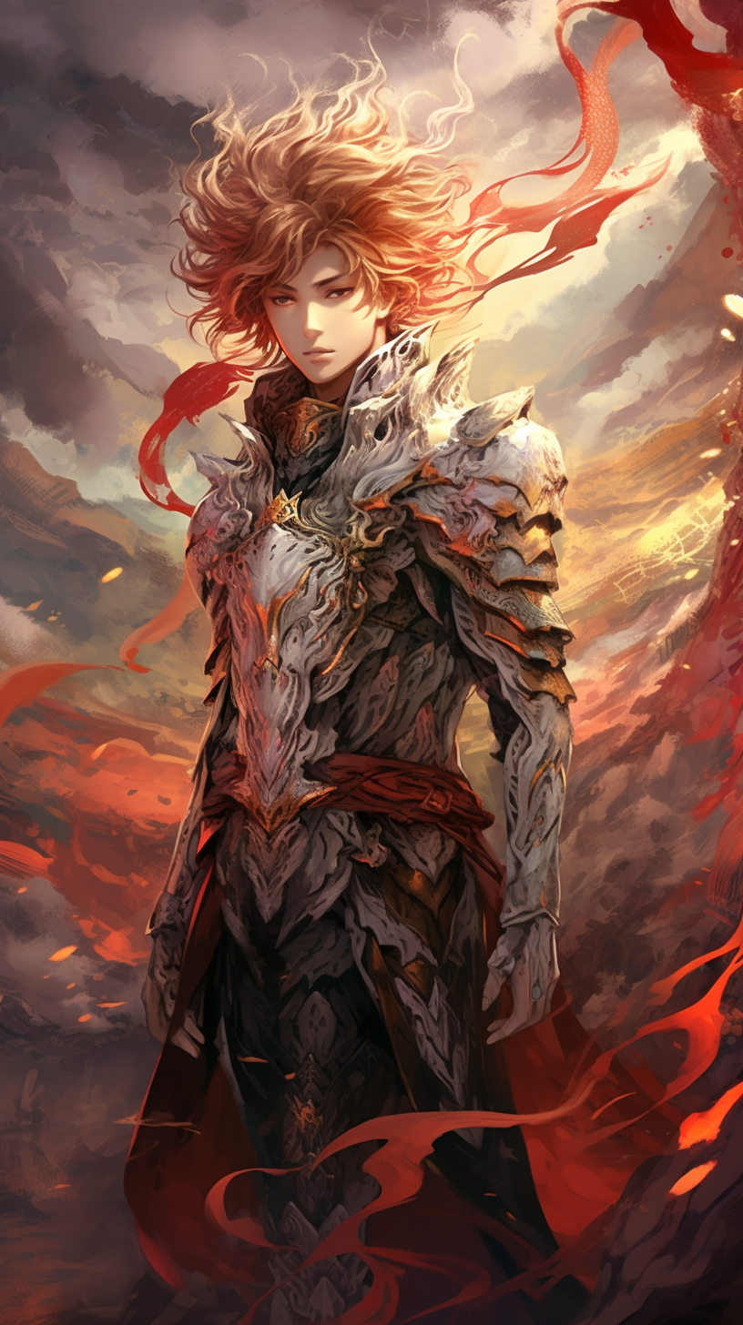 Depicting a chaotic battle royale among multiple manga characters; highly detailed and full of action lines. phone art wallpaper