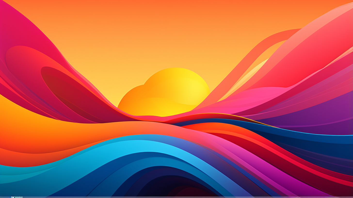 Artistic abstraction realized through vibrant color blocks; sharp lines defining the color separations. desktop, phone, HD & HQ free wallpaper, free to download